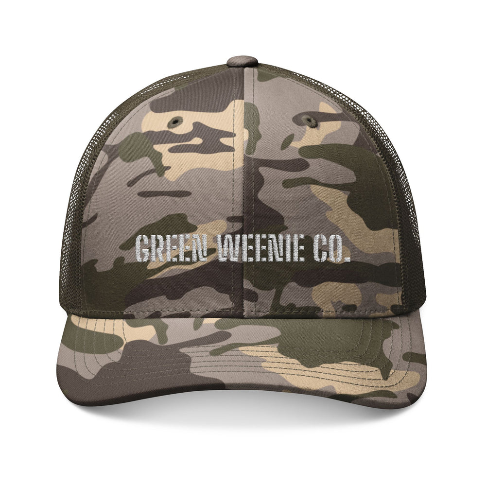 Green Weenie Co. Camo Trucker Cap