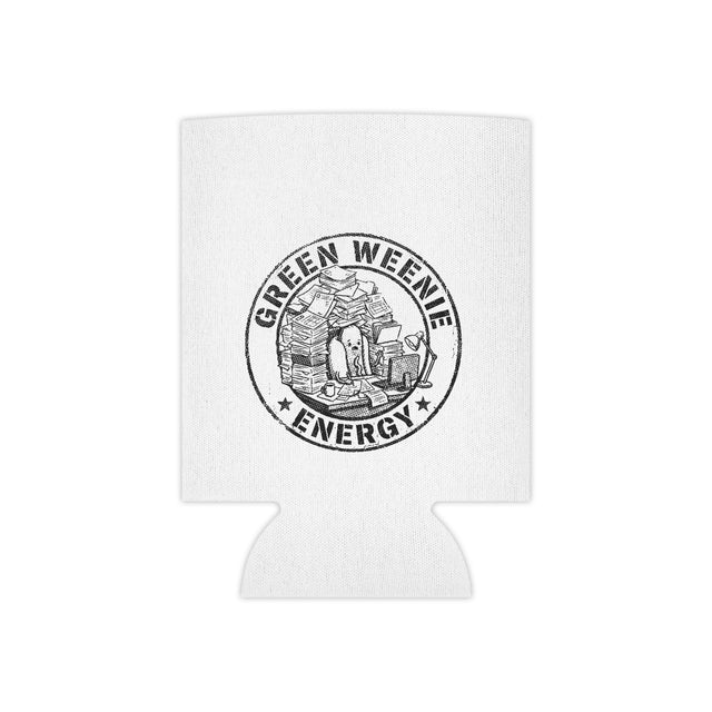 Green Weenie Energy Can Cooler