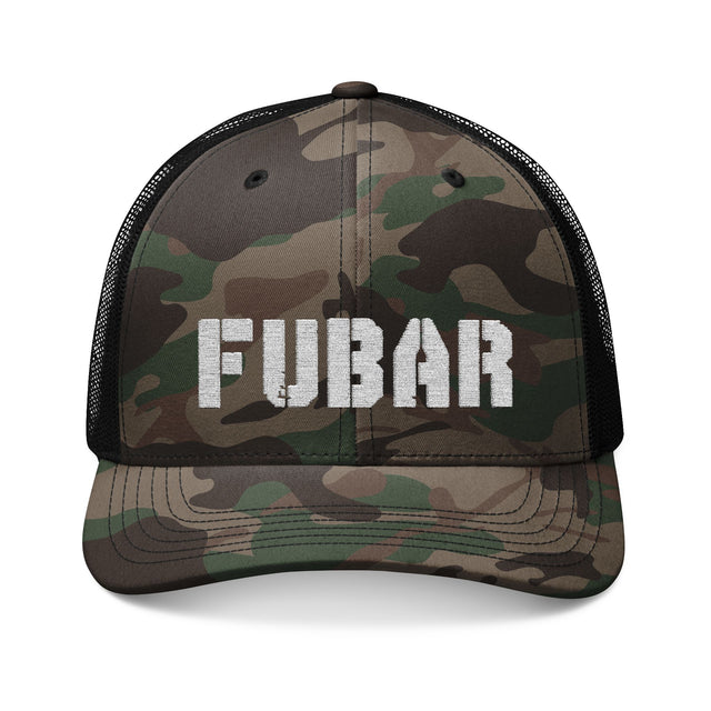 FUBAR Camo Trucker Cap