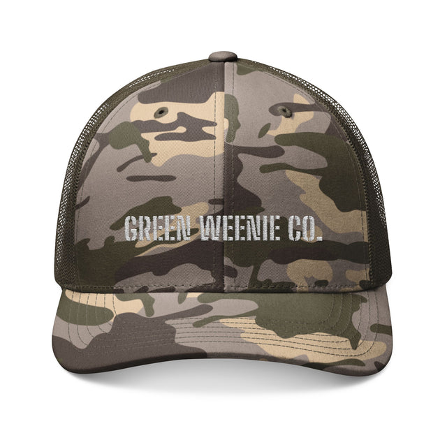 Green Weenie Co. Camo Trucker Cap